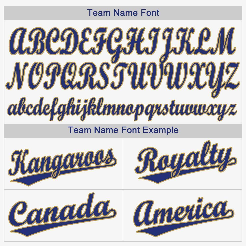 Custom White Old Gold-Royal Baseball Jersey - Sky-Custom