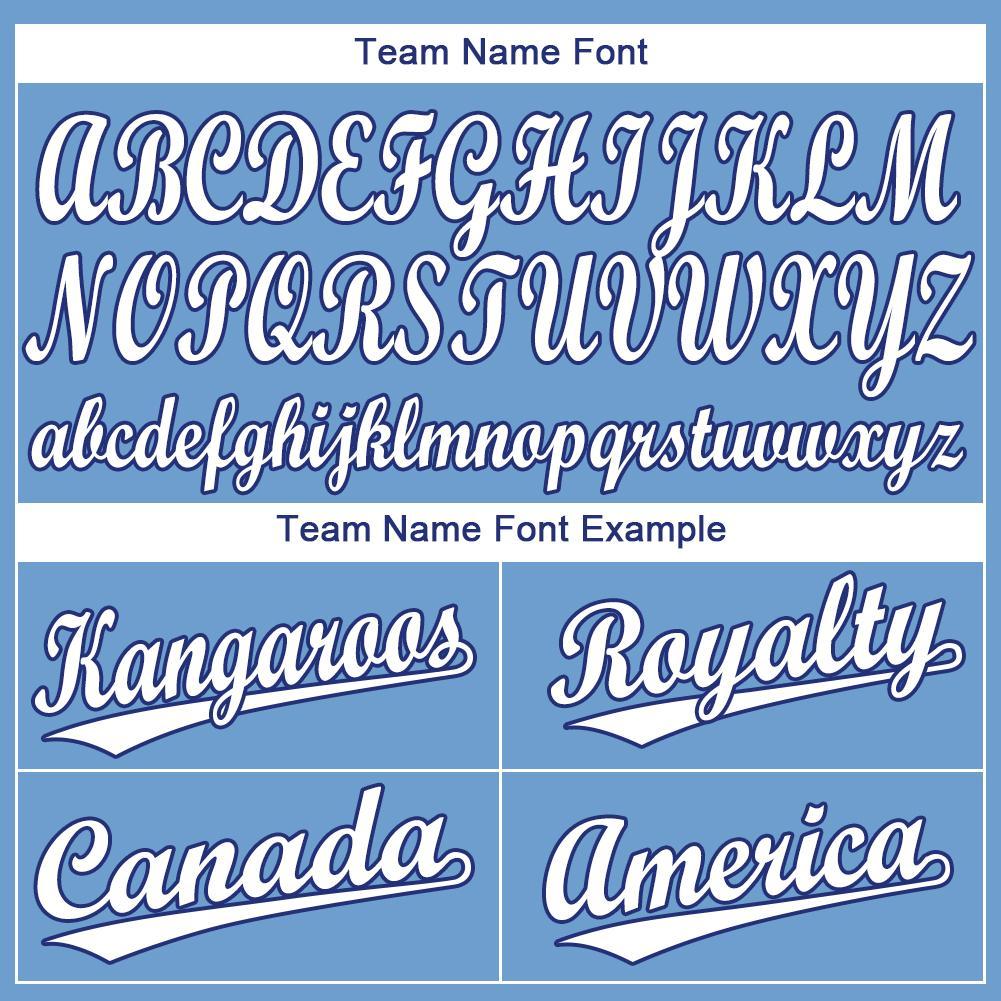 Custom Light Blue White-Royal Baseball Jersey - Sky-Custom