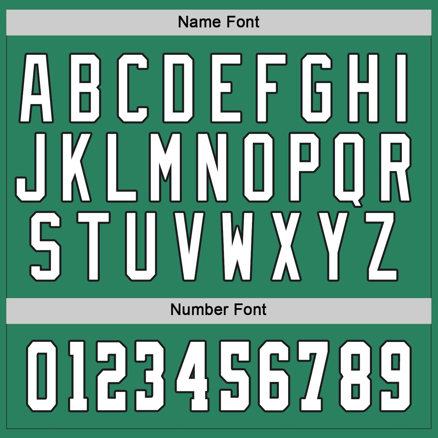 Custom Kelly Green White-Black Hockey Jersey - Sky-Custom