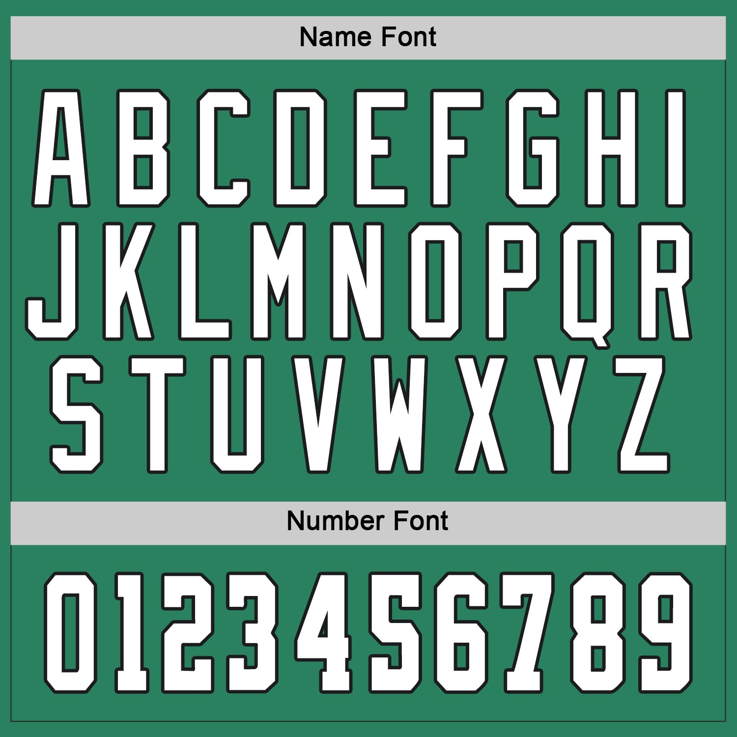 Custom Kelly Green White-Black Hockey Jersey - Sky-Custom