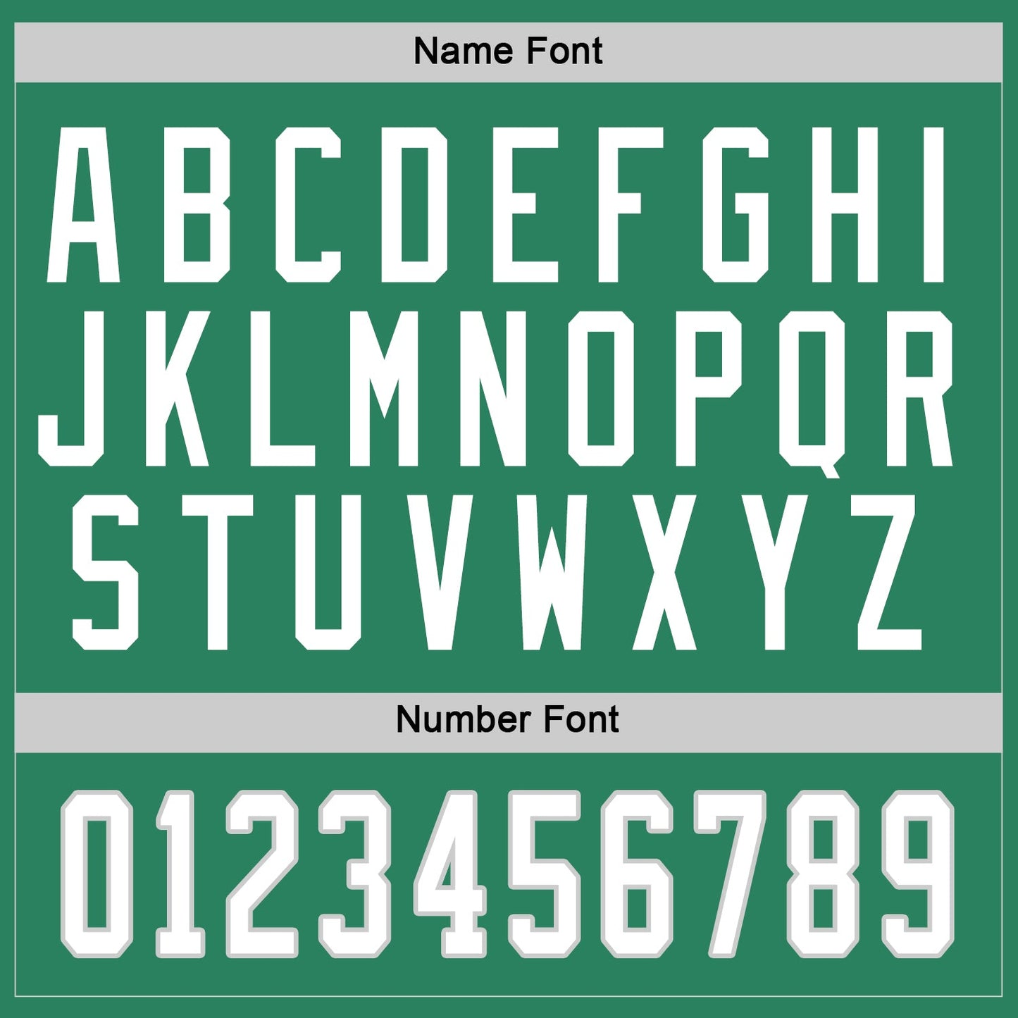 Custom Kelly Green White-Gray Hockey Jersey - Sky-Custom