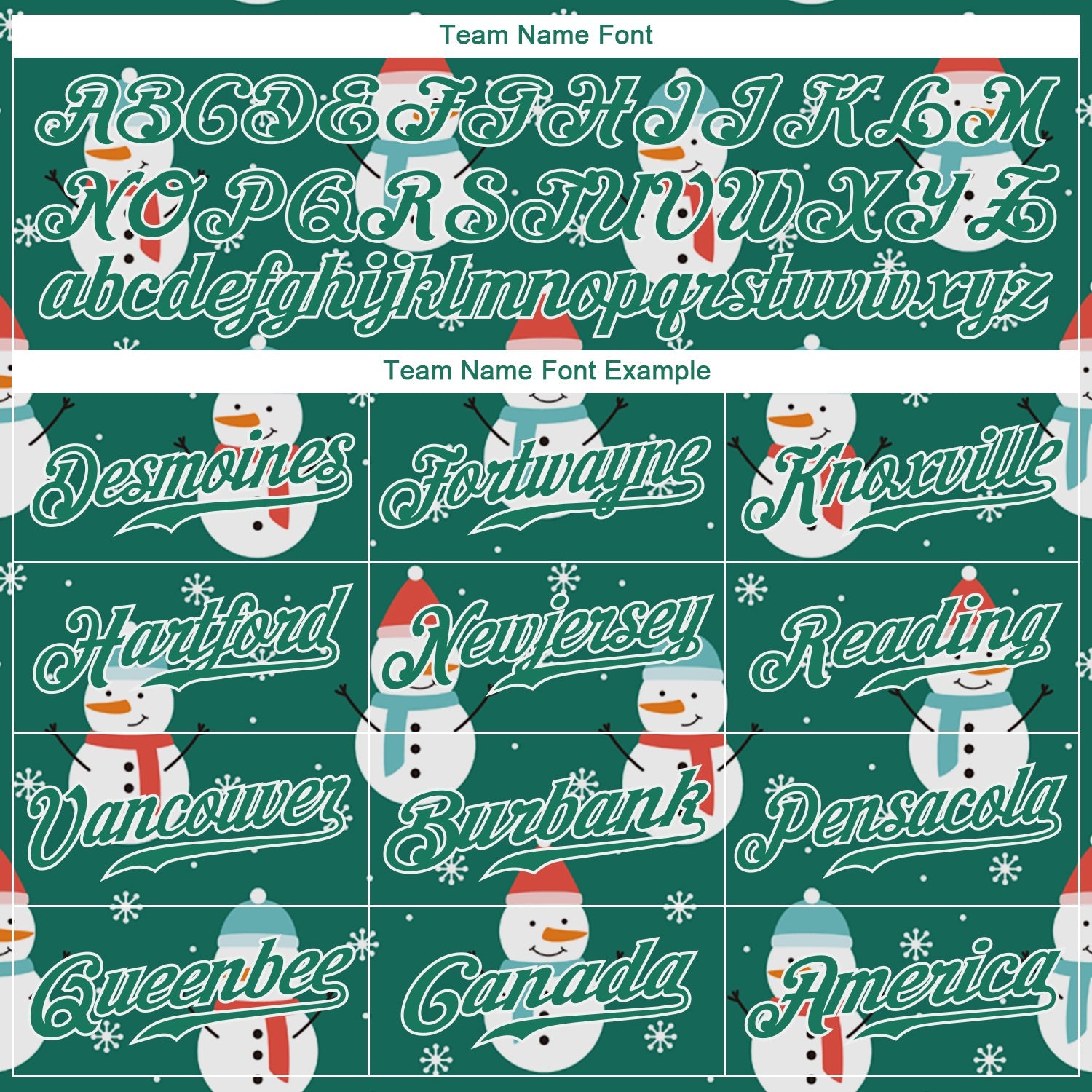 Custom Kelly Green Kelly Green-White Christmas 3D Authentic Baseball Jersey - Sky-Custom