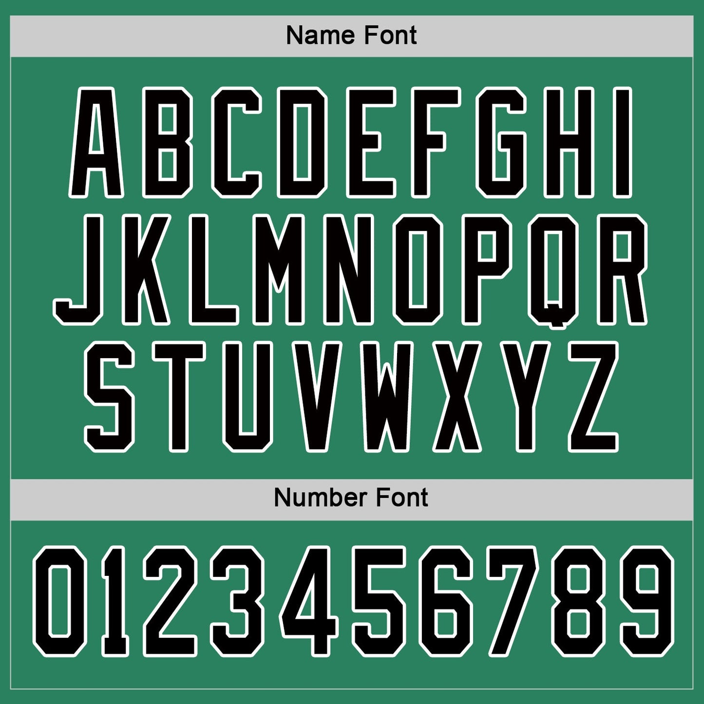 Custom Kelly Green Black-White Hockey Jersey - Sky-Custom