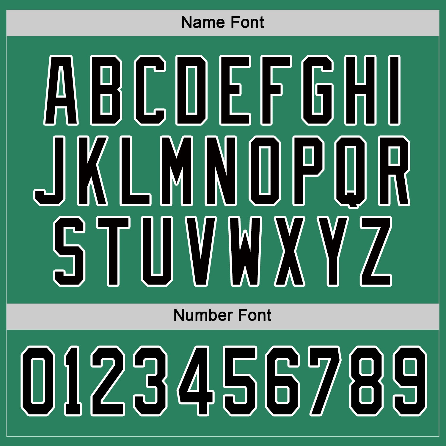 Custom Kelly Green Black-White Hockey Jersey - Sky-Custom