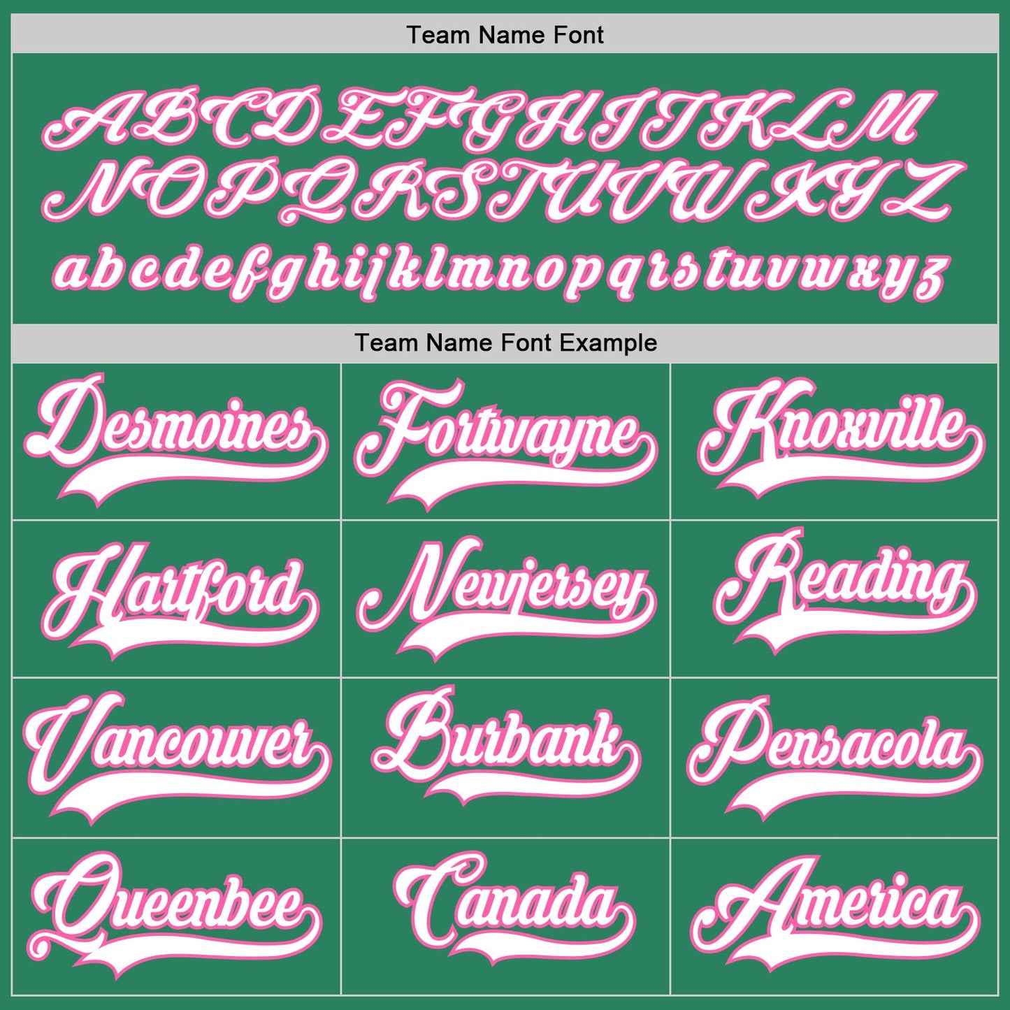 Custom Kelly Green White-Pink Hockey Jersey - Sky-Custom
