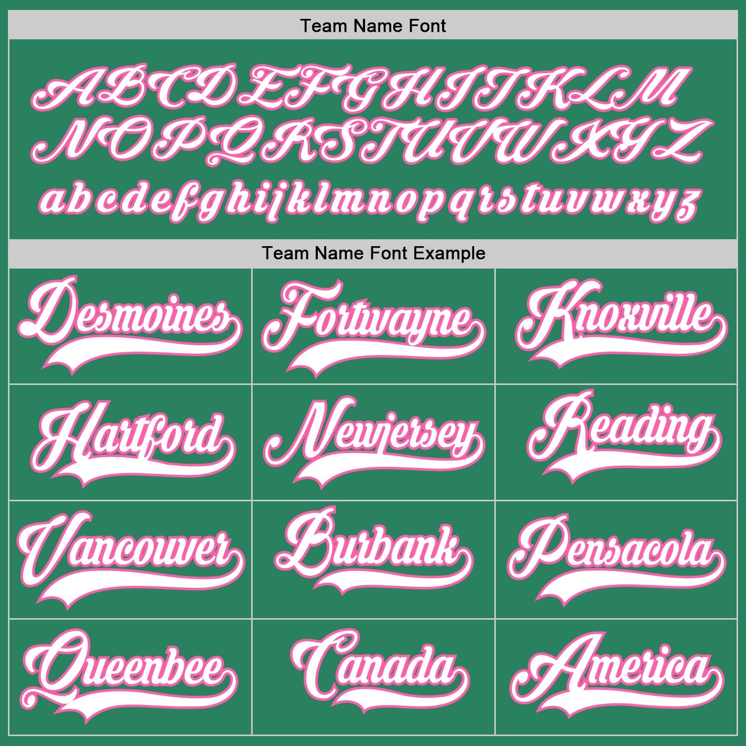 Custom Kelly Green White-Pink Hockey Jersey - Sky-Custom