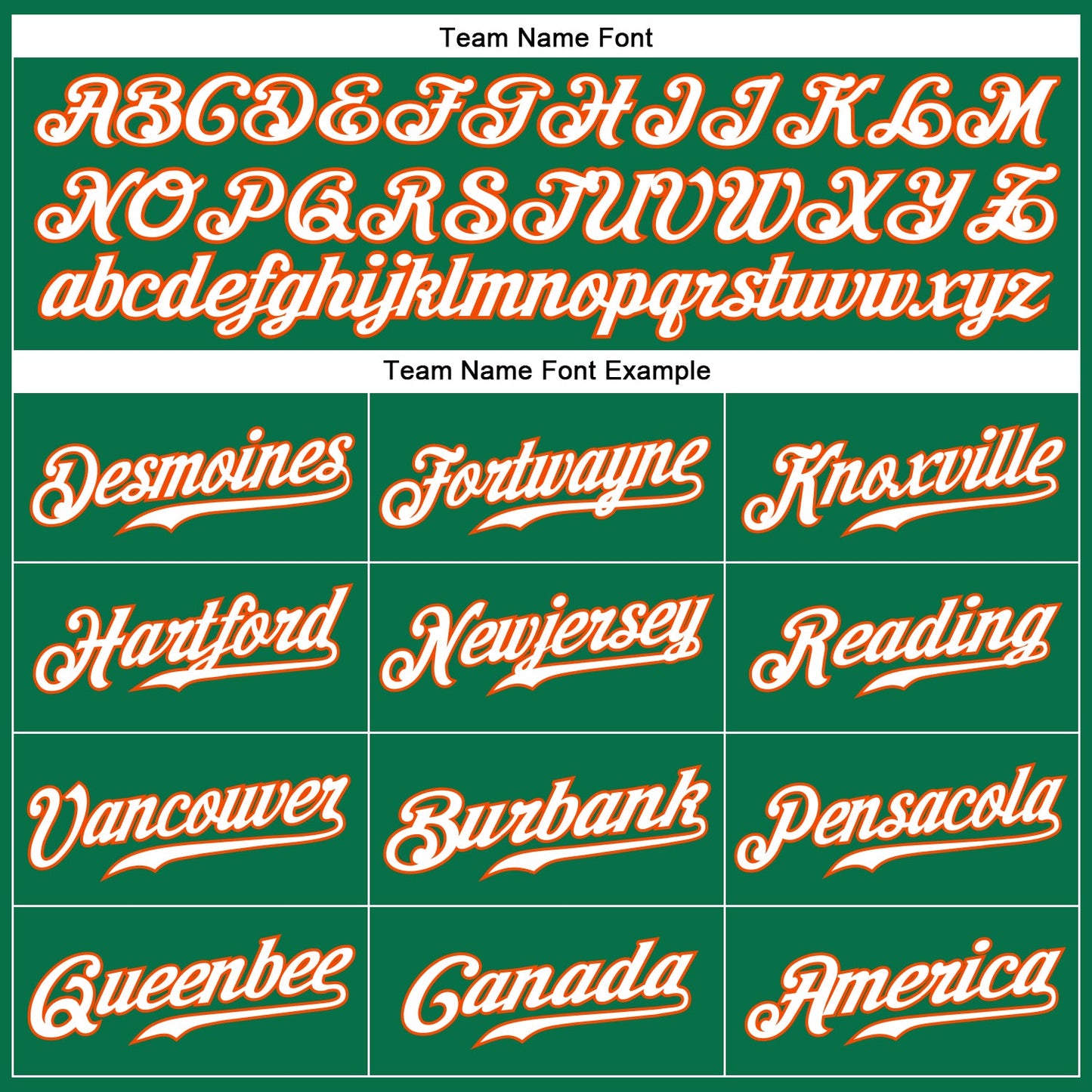 Custom Kelly Green White-Orange Authentic Baseball Jersey - Sky-Custom