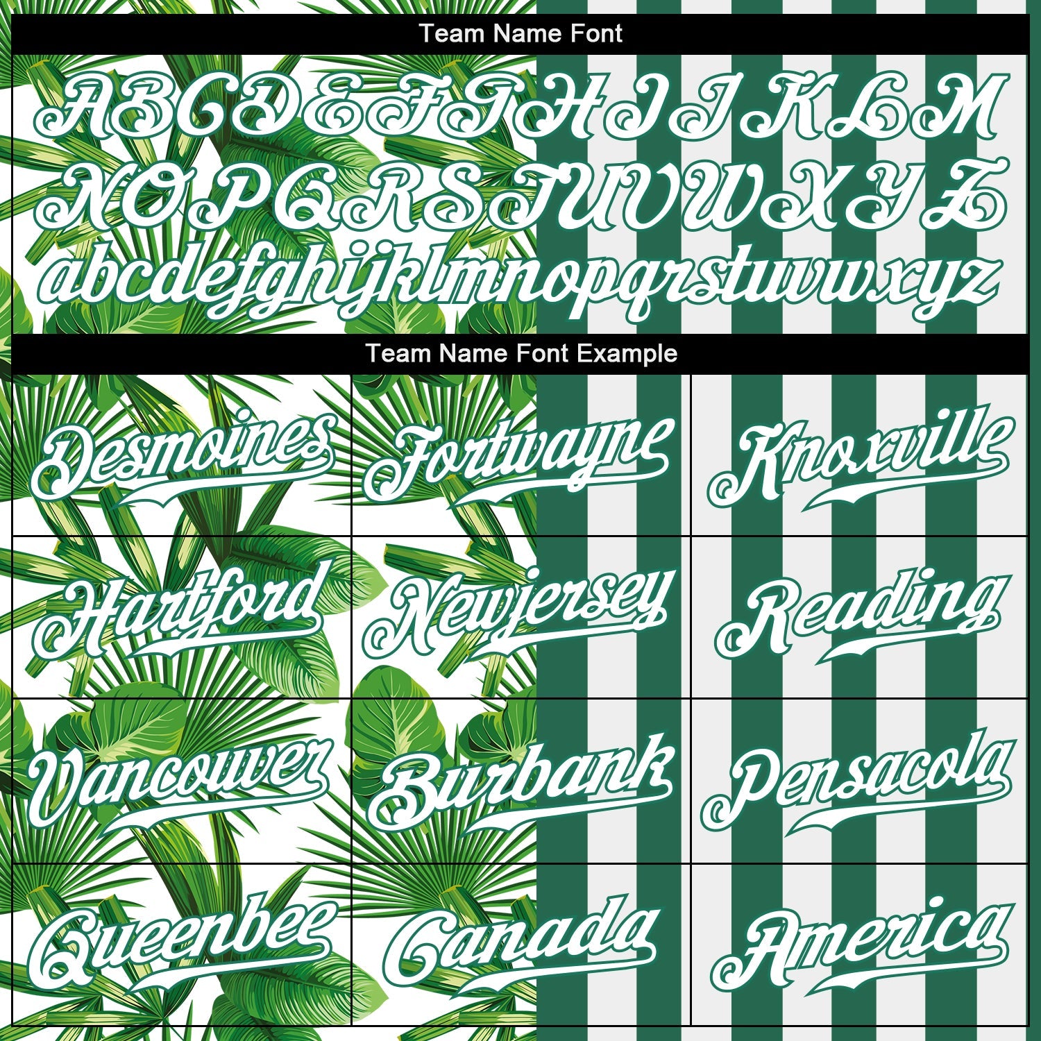 Custom Kelly Green White-Kelly Green 3D Pattern Design Tropical Palm Leaves Authentic Baseball Jersey - Sky-Custom