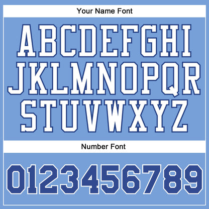 Custom Light Blue Royal-White Authentic Throwback Basketball Jersey - Sky-Custom