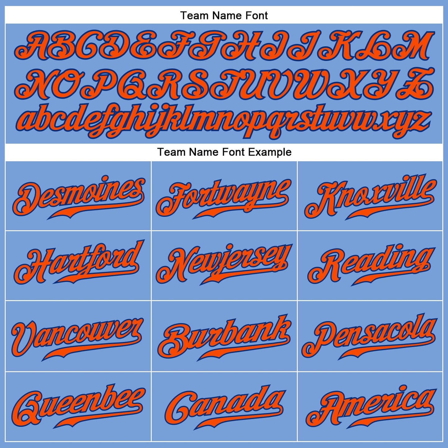 Custom Light Blue Orange-Royal Authentic Baseball Jersey - Sky-Custom