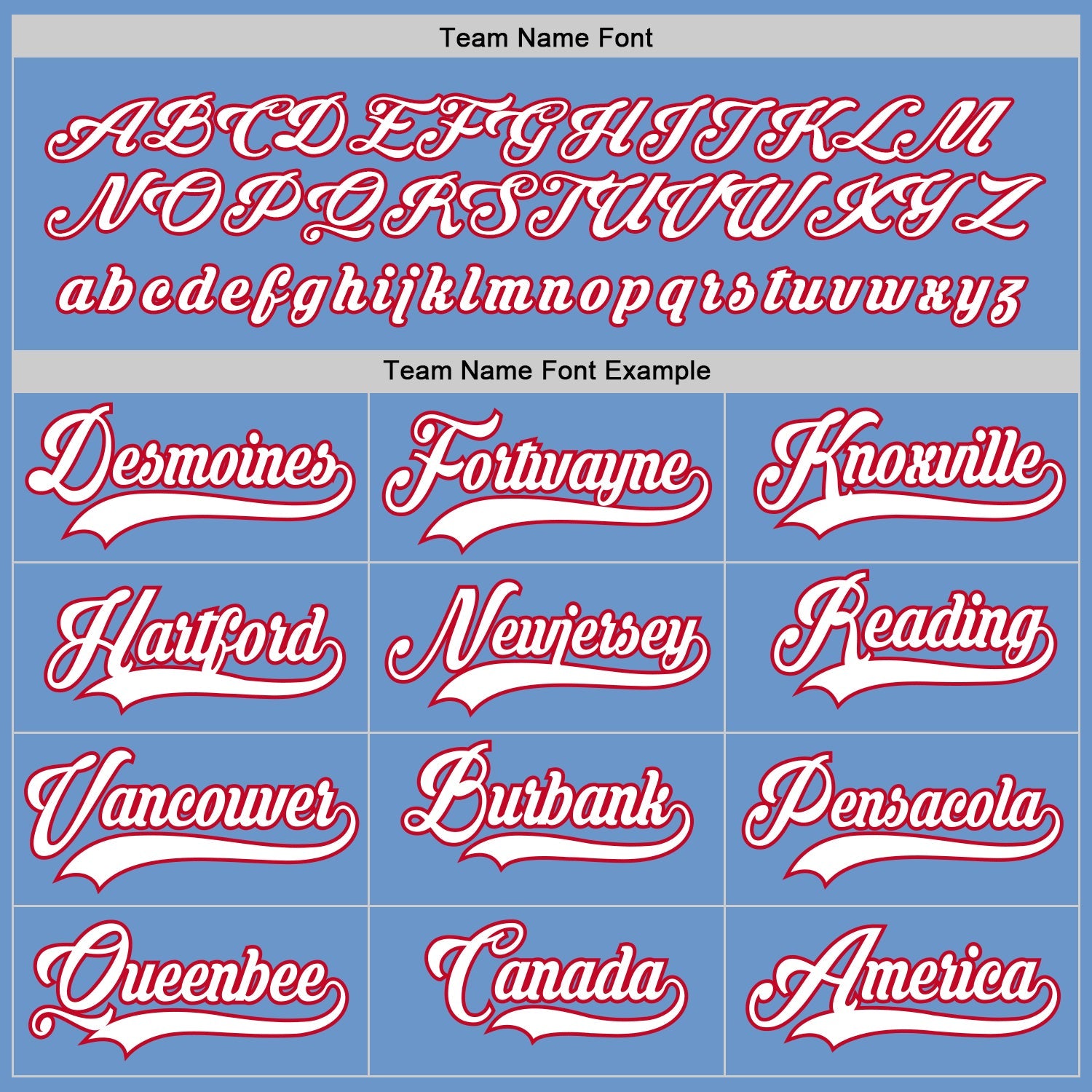 Custom Light Blue White-Red Hockey Jersey - Sky-Custom