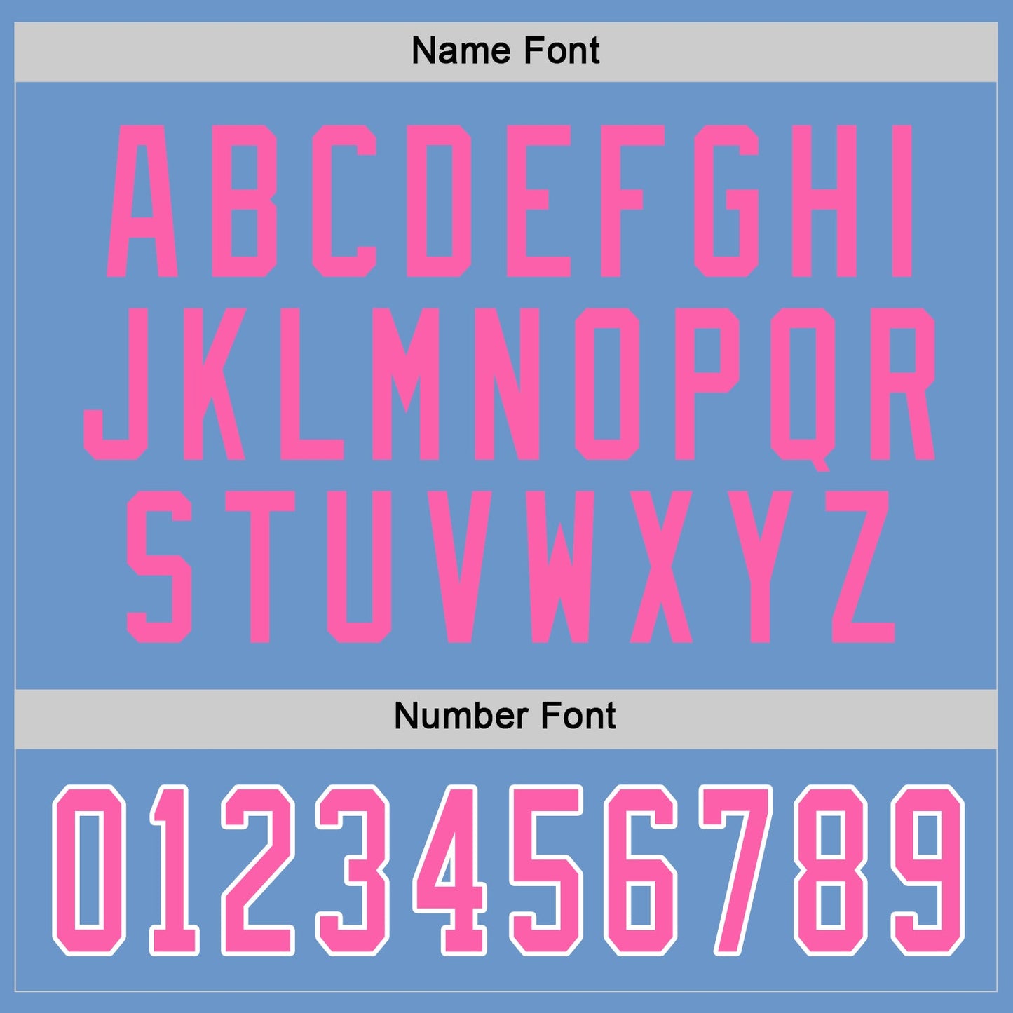 Custom Light Blue Pink-White Hockey Jersey - Sky-Custom