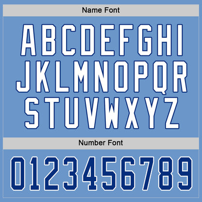Custom Light Blue Royal-White Hockey Jersey - Sky-Custom