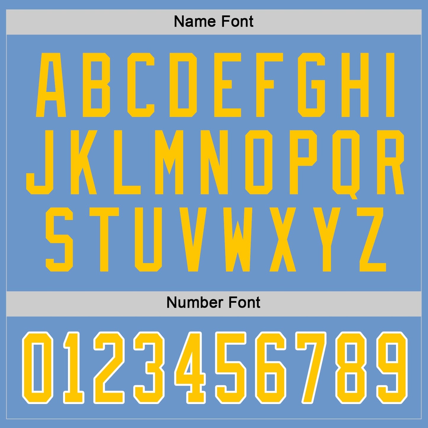 Custom Light Blue Gold-White Hockey Jersey - Sky-Custom