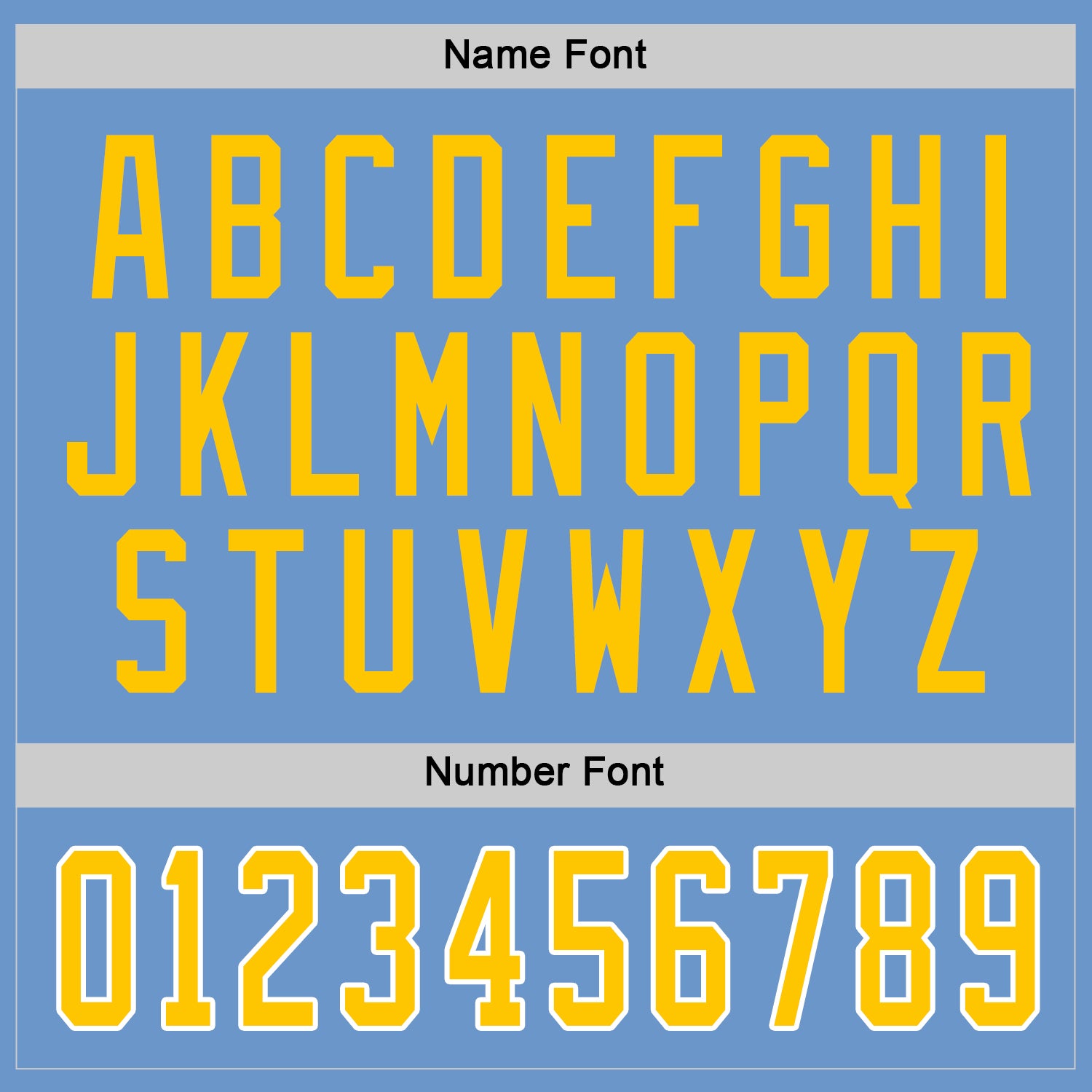 Custom Light Blue Gold-White Hockey Jersey - Sky-Custom