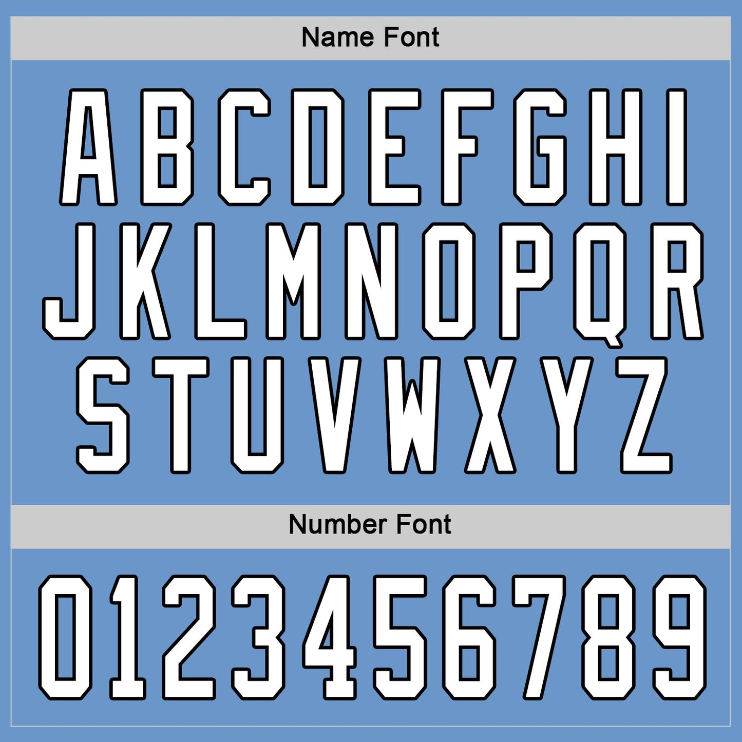 Custom Light Blue White-Black Hockey Jersey - Sky-Custom