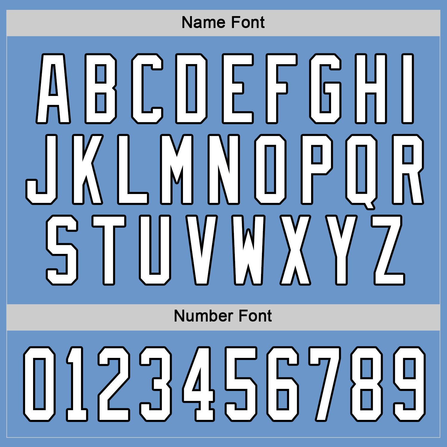 Custom Light Blue White-Black Hockey Jersey - Sky-Custom
