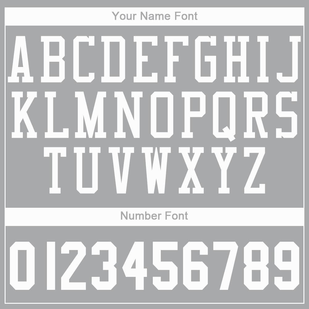 Custom Gray White Round Neck Basketball Jersey - Sky-Custom