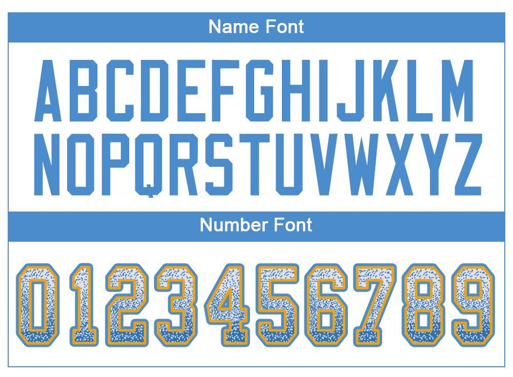 Custom White Powder Blue-Gold Mesh Drift Fashion Football Jersey - Sky-Custom