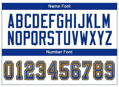 Custom Gray Royal-Gold Mesh Drift Fashion Football Jersey - Sky-Custom