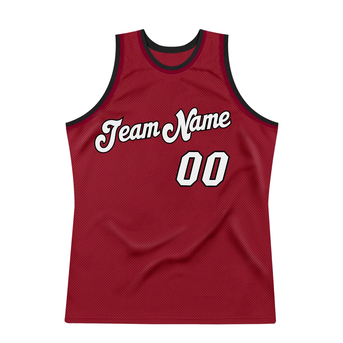 Custom Maroon White-Black Authentic Throwback Basketball Jersey - Sky-Custom