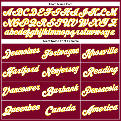 Custom Maroon White Pinstripe White-Gold Authentic Basketball Jersey - Sky-Custom