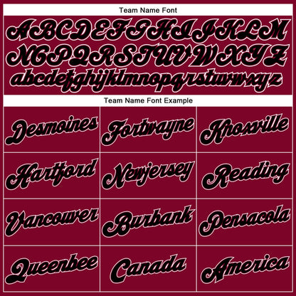 Custom Maroon White Pinstripe Black-White Authentic Basketball Jersey - Sky-Custom