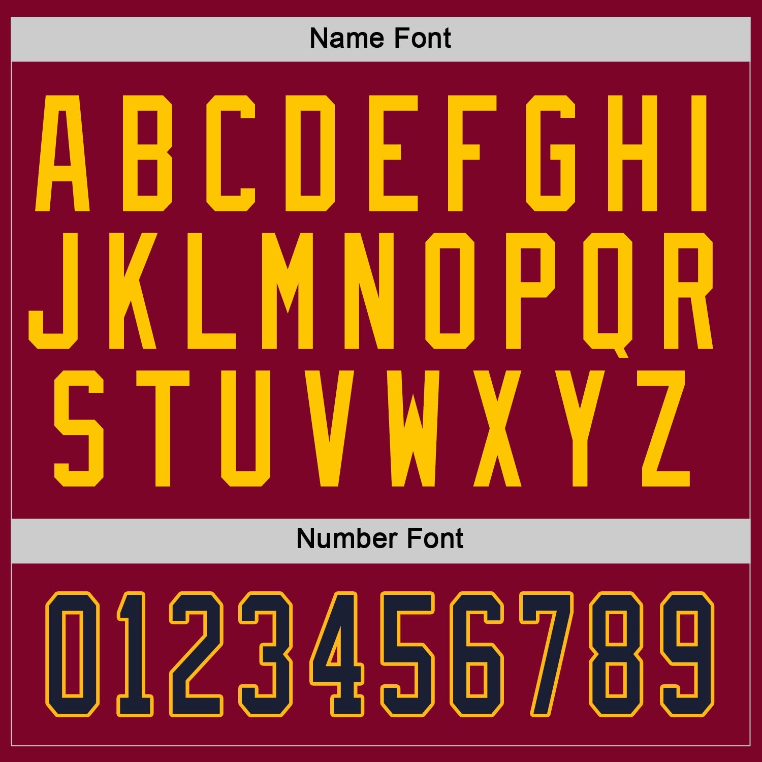 Custom Maroon Navy-Gold Hockey Jersey - Sky-Custom