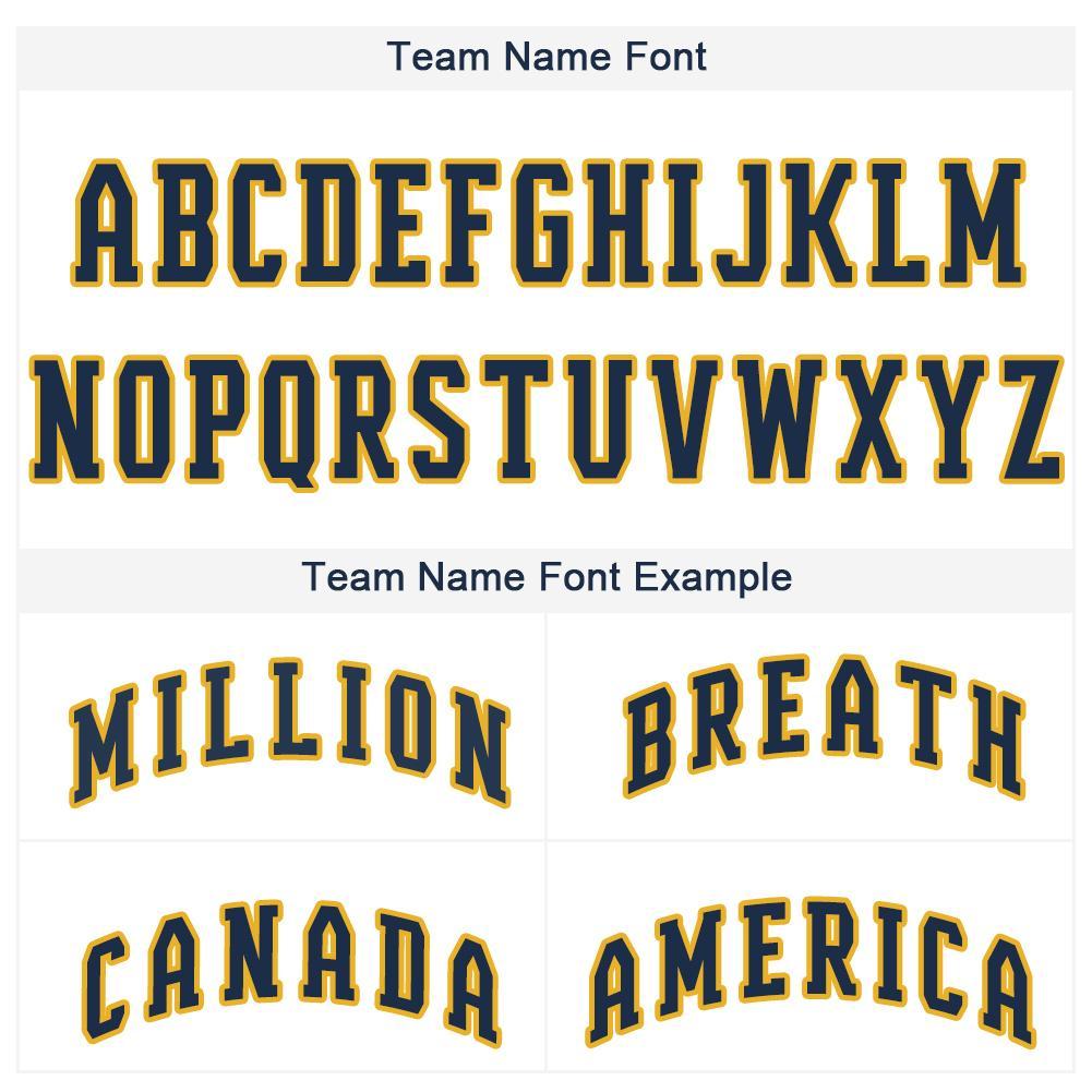 Custom White Royal Pinstripe Navy-Gold Baseball Jersey - Sky-Custom