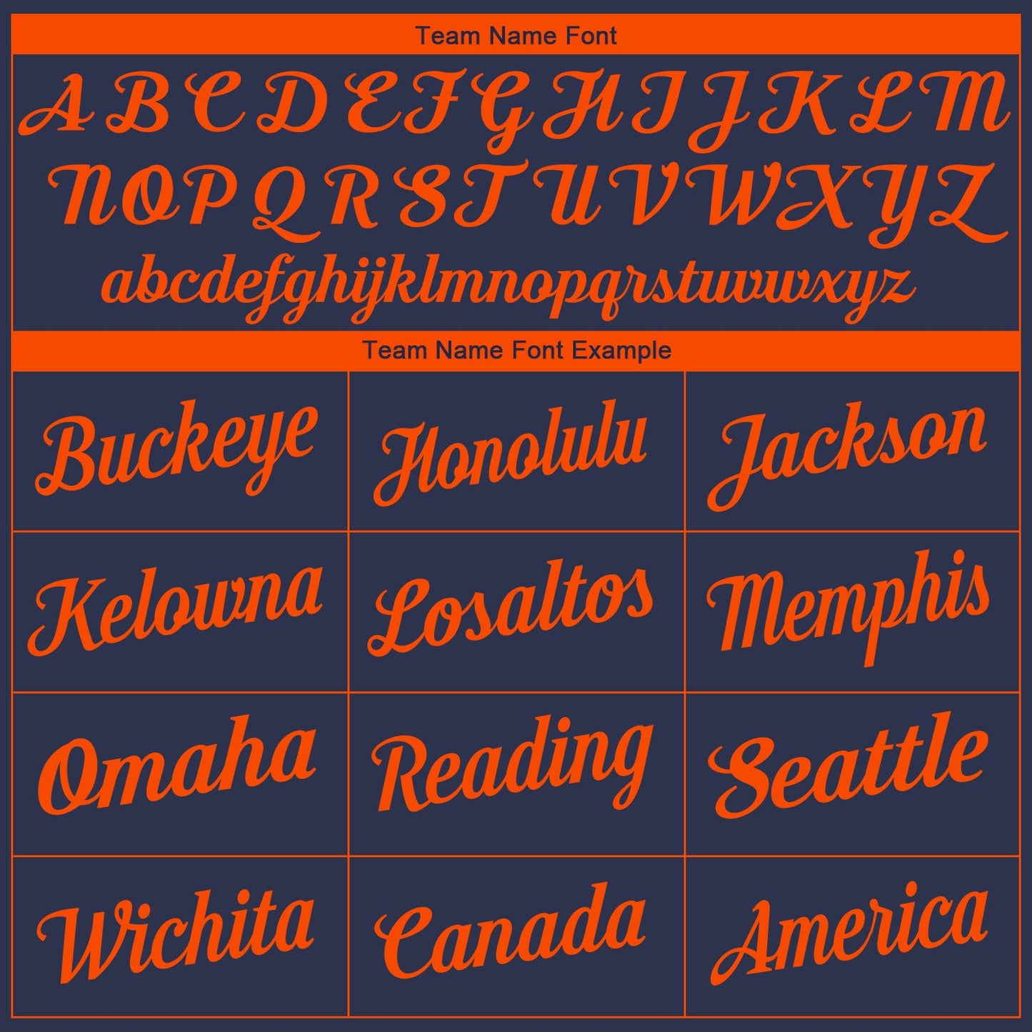 Custom Navy Orange Authentic Baseball Jersey - Sky-Custom