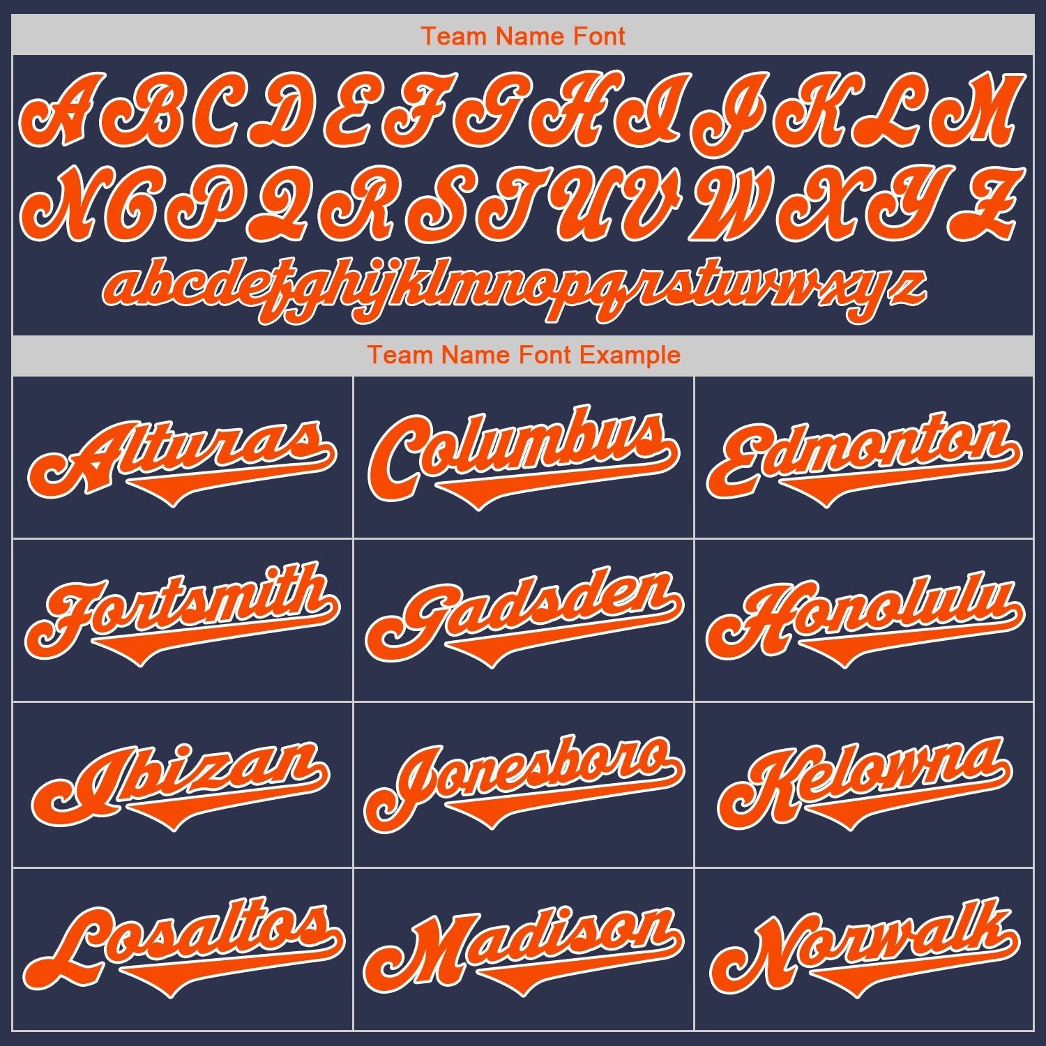 Custom Navy Orange-White Authentic Baseball Jersey - Sky-Custom