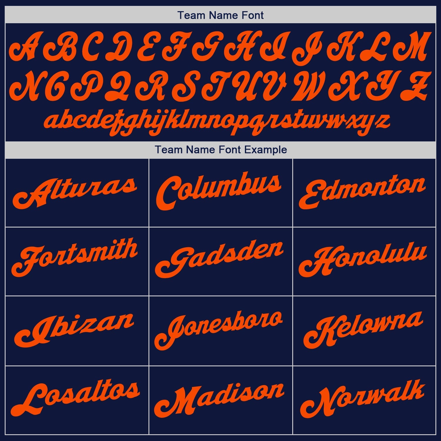 Custom Navy Orange Authentic Baseball Jersey - Sky-Custom