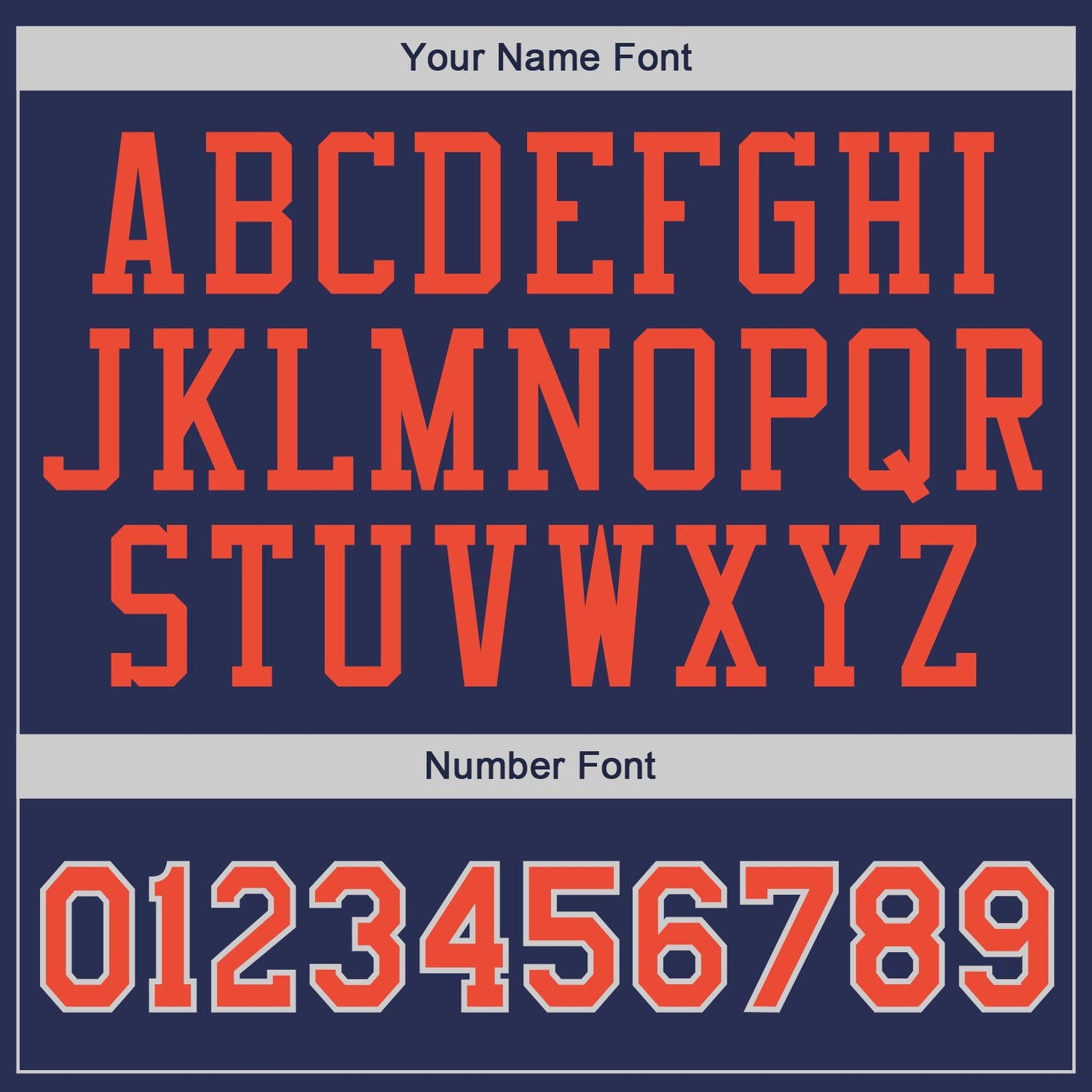 Custom Navy Orange-Gray Authentic Throwback Basketball Jersey - Sky-Custom