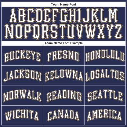 Custom Navy White-Old Gold Authentic Throwback Basketball Jersey - Sky-Custom