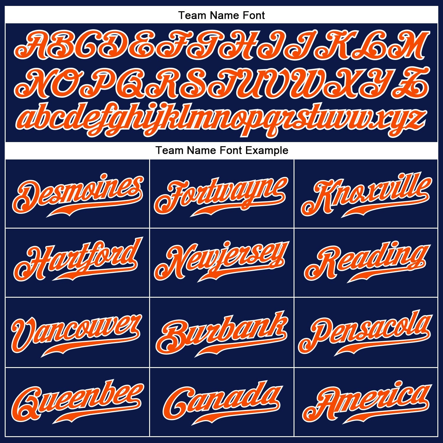 Custom Navy White Pinstripe Orange-White Authentic Baseball Jersey - Sky-Custom