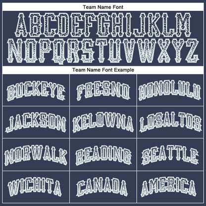 Custom Navy Silver-White Authentic Drift Fashion Baseball Jersey - Sky-Custom