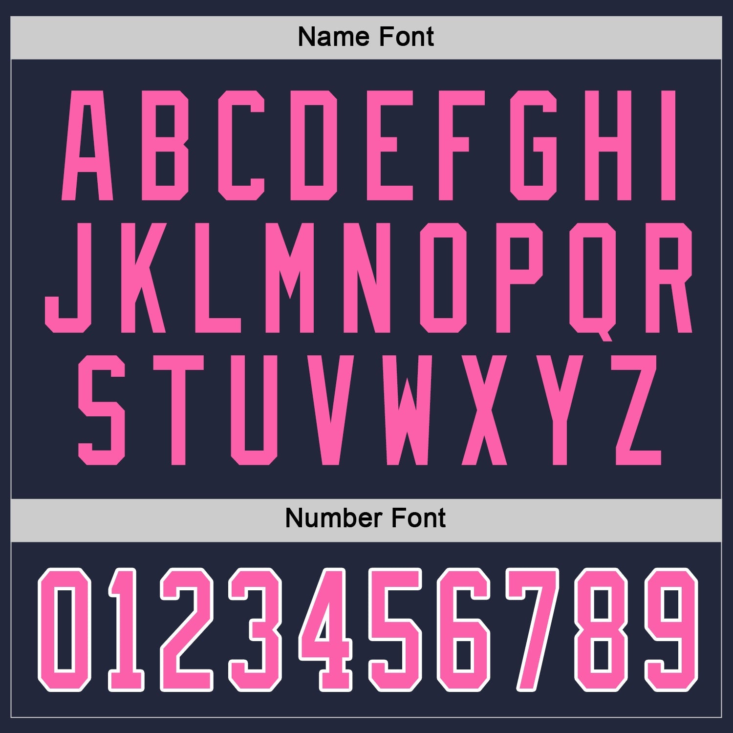 Custom Navy Pink-White Hockey Jersey - Sky-Custom