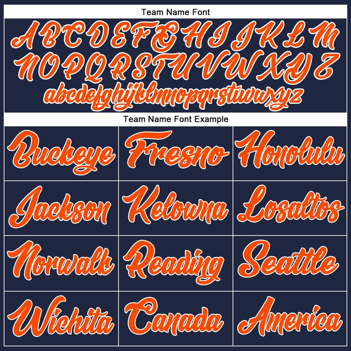 Custom Navy Orange-White Authentic Baseball Jersey - Sky-Custom