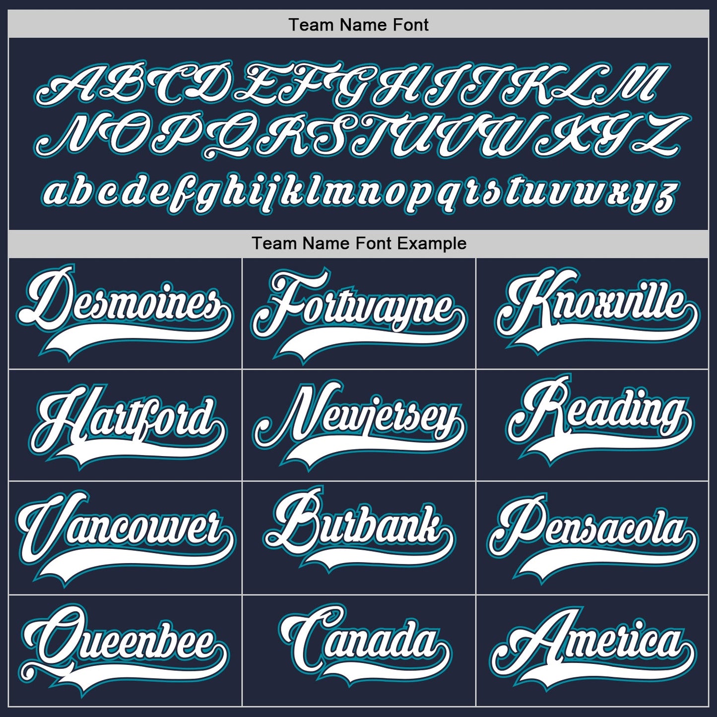 Custom Navy White-Teal Hockey Jersey - Sky-Custom