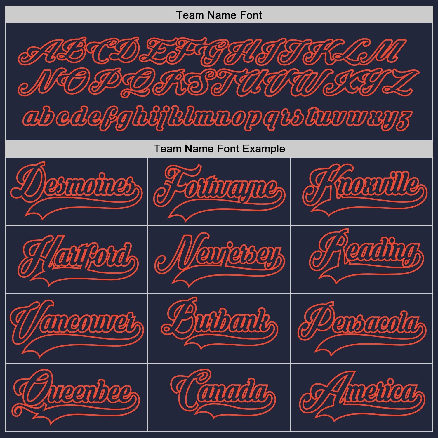 Custom Navy Navy-Orange Hockey Jersey - Sky-Custom