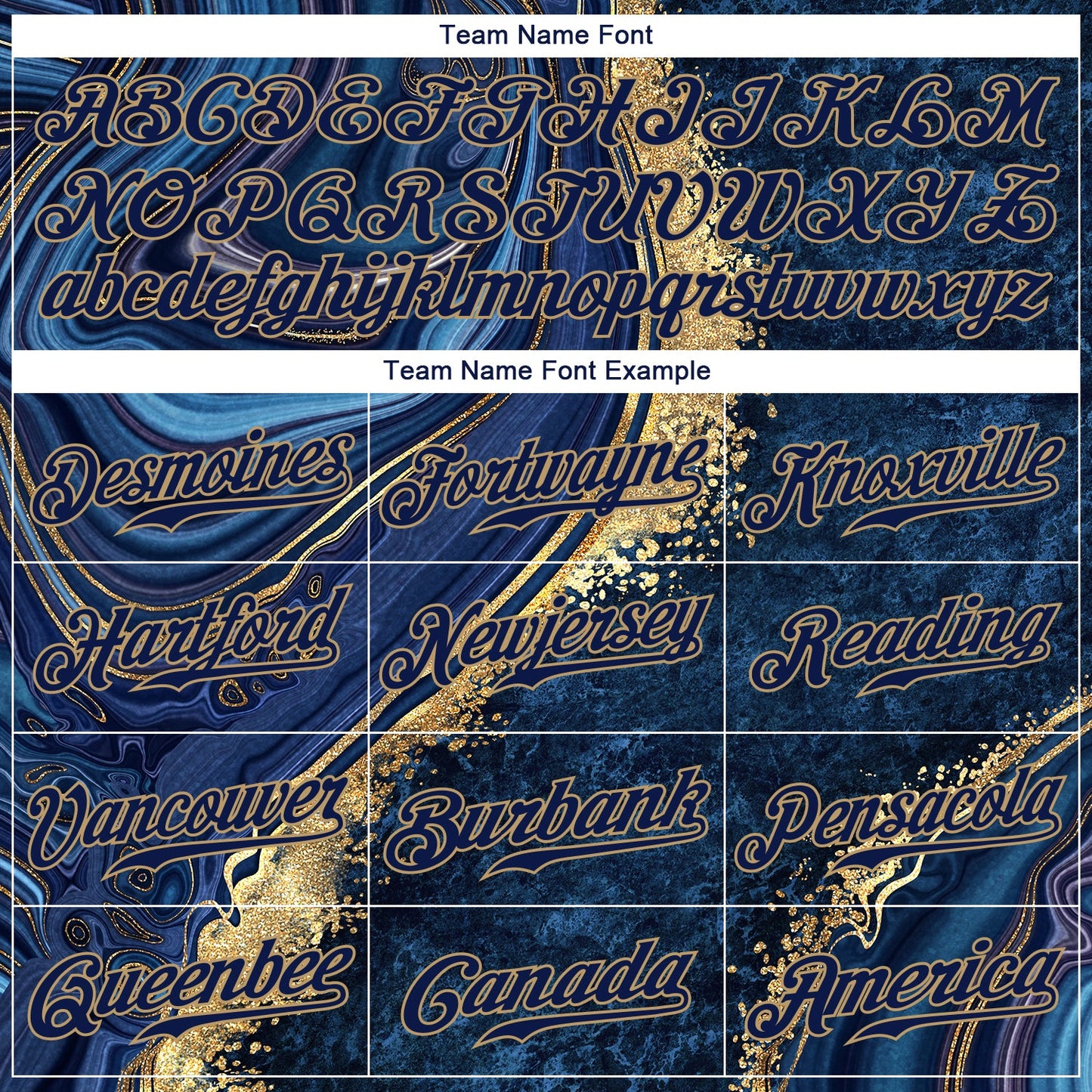 Custom Navy Navy-Old Gold 3D Pattern Design Marble Authentic Baseball Jersey - Sky-Custom