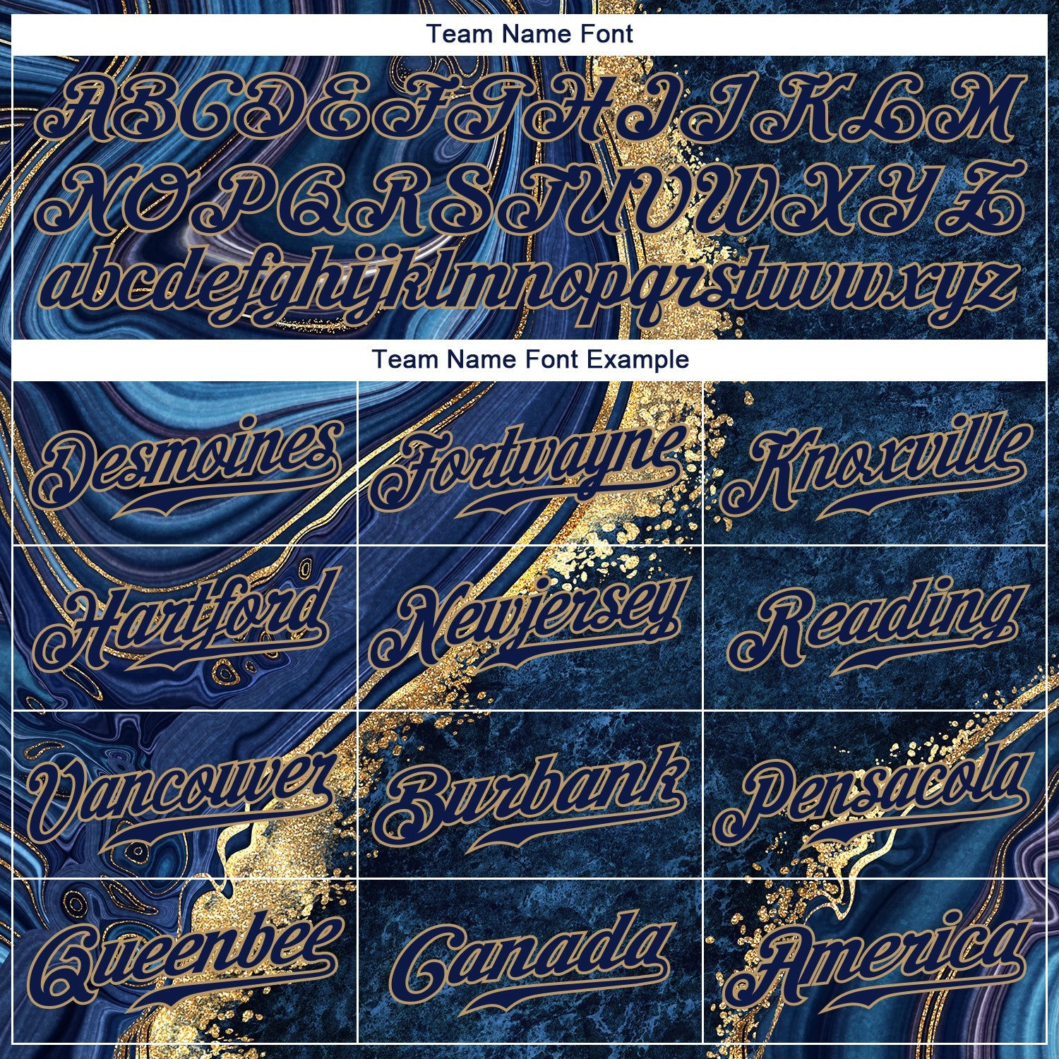 Custom Navy Navy-Old Gold 3D Pattern Design Marble Authentic Baseball Jersey - Sky-Custom
