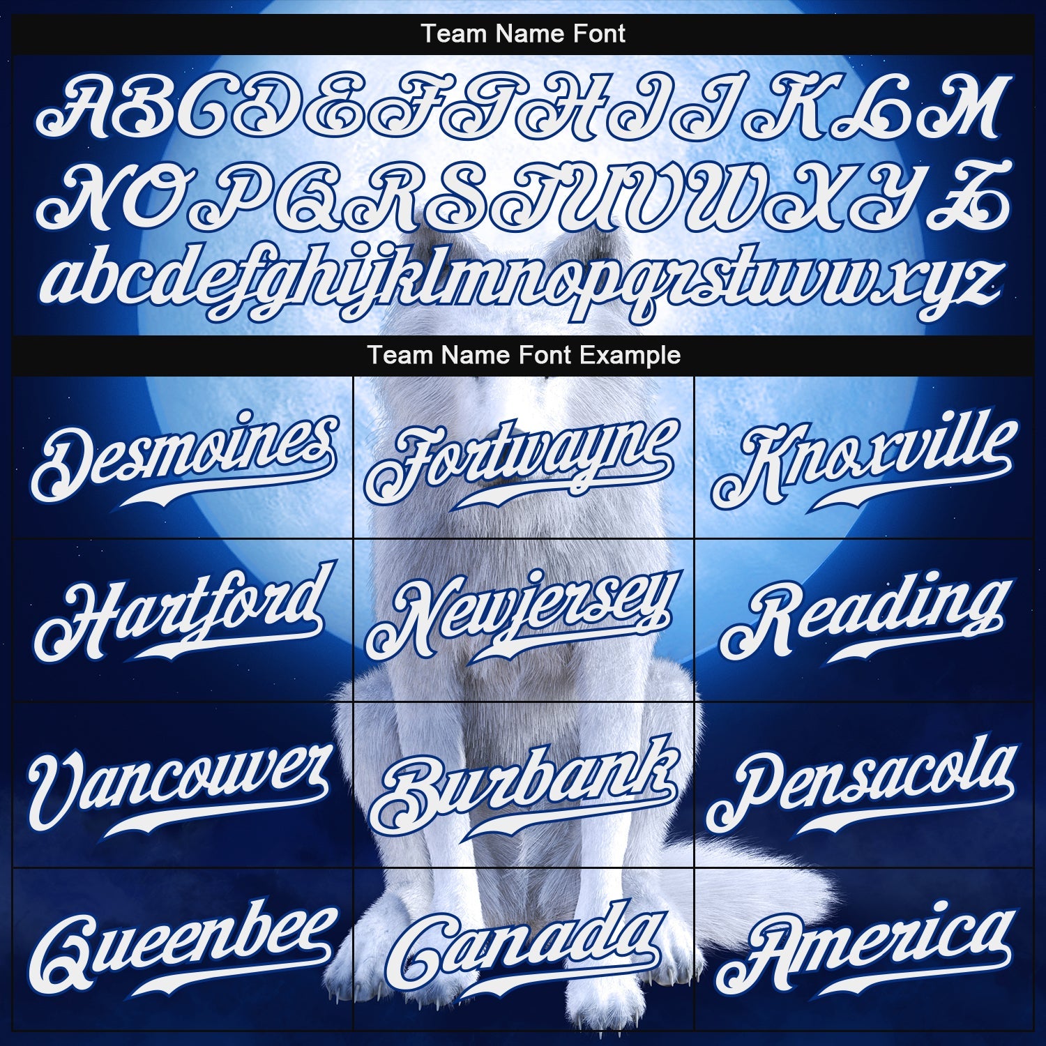 Custom Navy White-Royal 3D Pattern Design Wolf Authentic Baseball Jersey - Sky-Custom