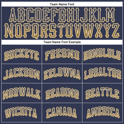 Custom Navy Old Gold-White Authentic Drift Fashion Baseball Jersey - Sky-Custom