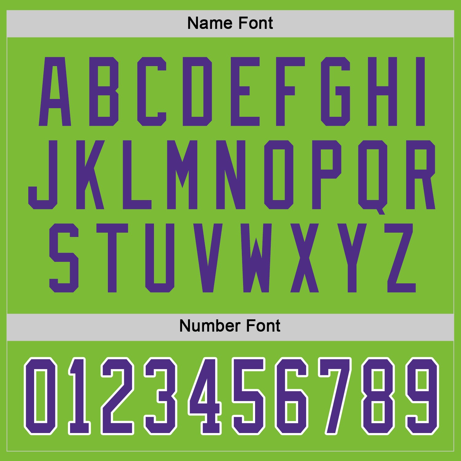 Custom Neon Green Purple-White Hockey Jersey - Sky-Custom
