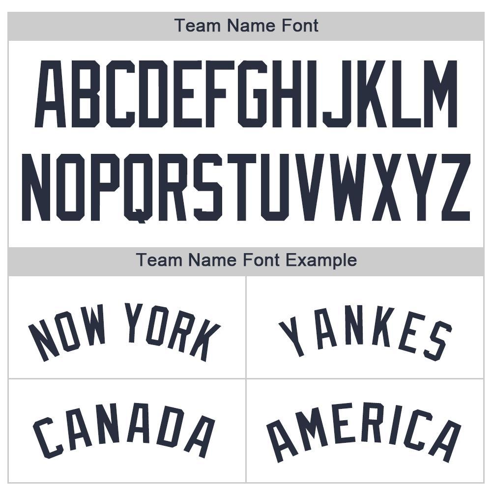 Custom White Navy Pinstripe Navy Baseball Jersey - Sky-Custom