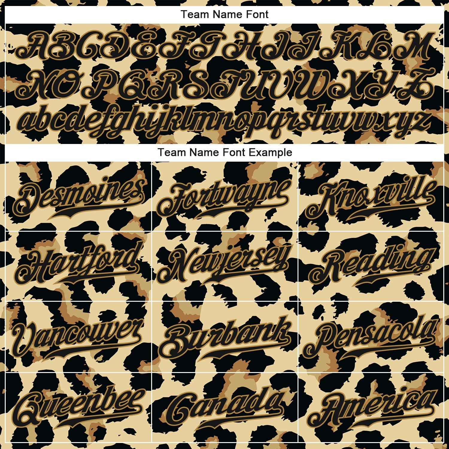 Custom Old Gold Black-Old Gold 3D Pattern Design Leopard Authentic Baseball Jersey - Sky-Custom