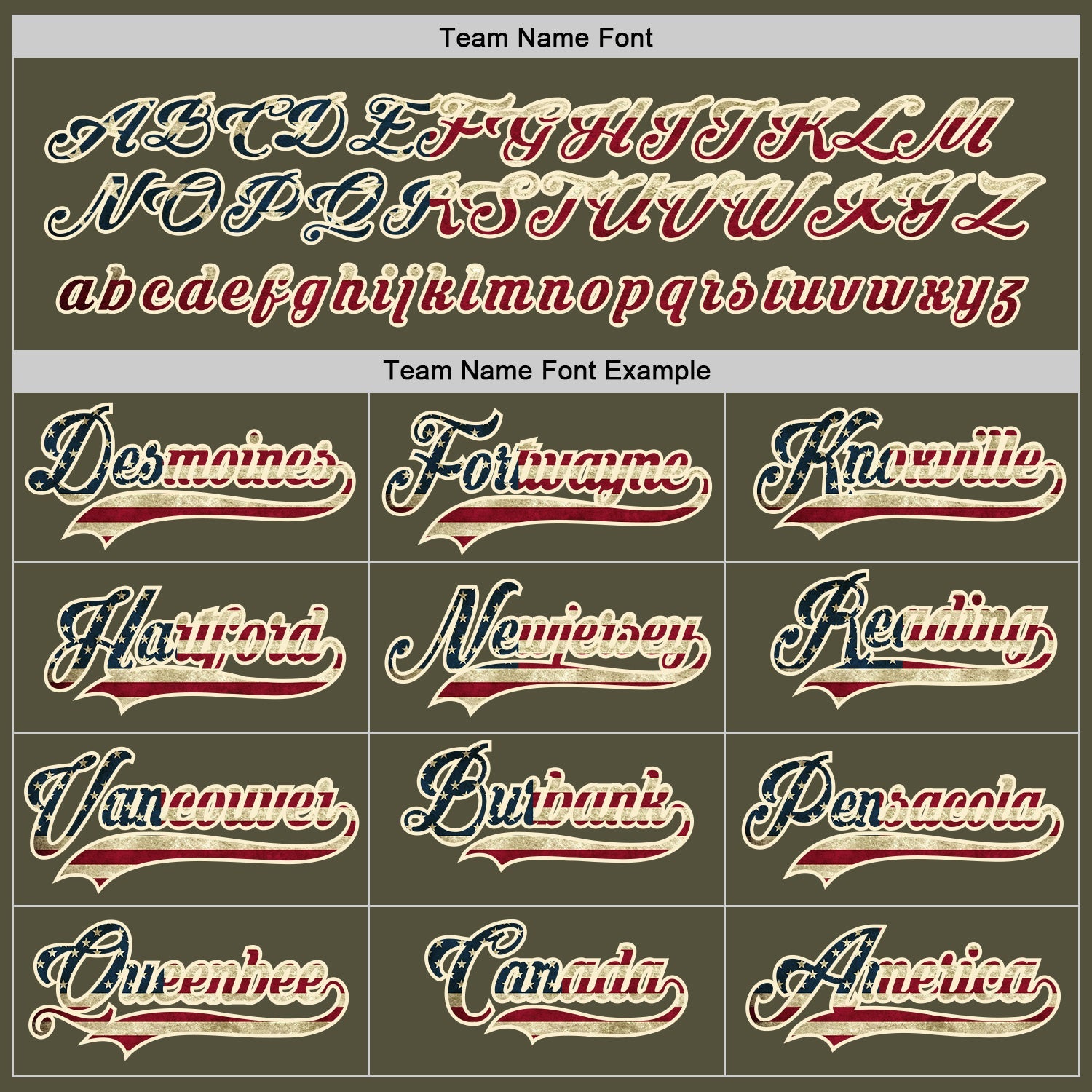Custom Olive Vintage USA Flag-Cream Salute To Service Hockey Jersey - Sky-Custom