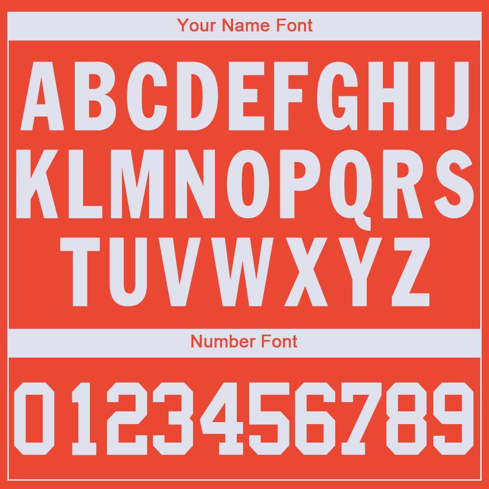 Custom Orange White V-Neck Basketball Jersey - Sky-Custom