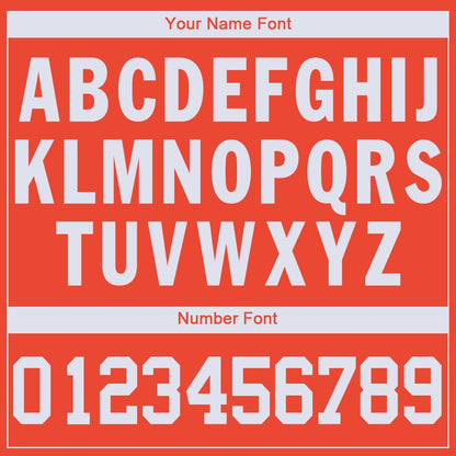 Custom Orange White V-Neck Basketball Jersey - Sky-Custom